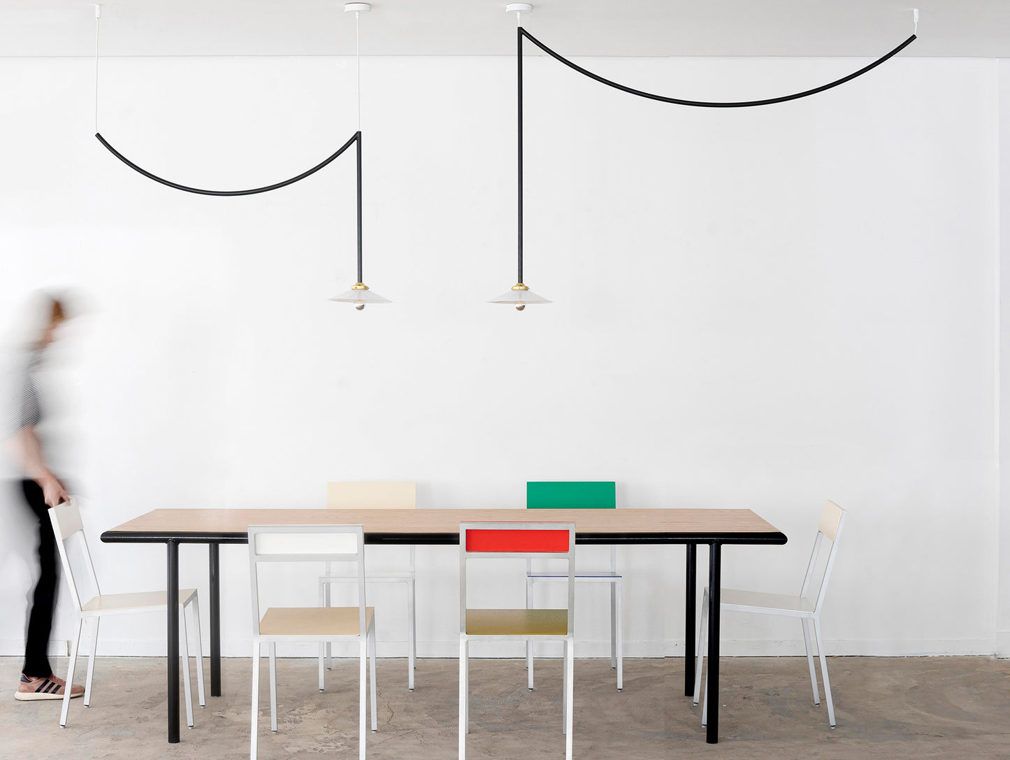 Ceiling Lamp No.5 by Valerie Objects - Black Steel