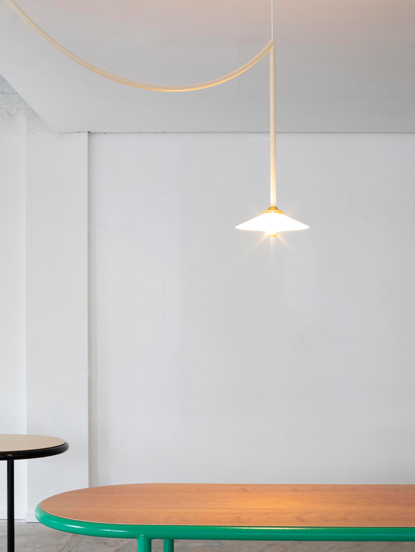 Ceiling Lamp No.5 by Valerie Objects - Ivory Steel