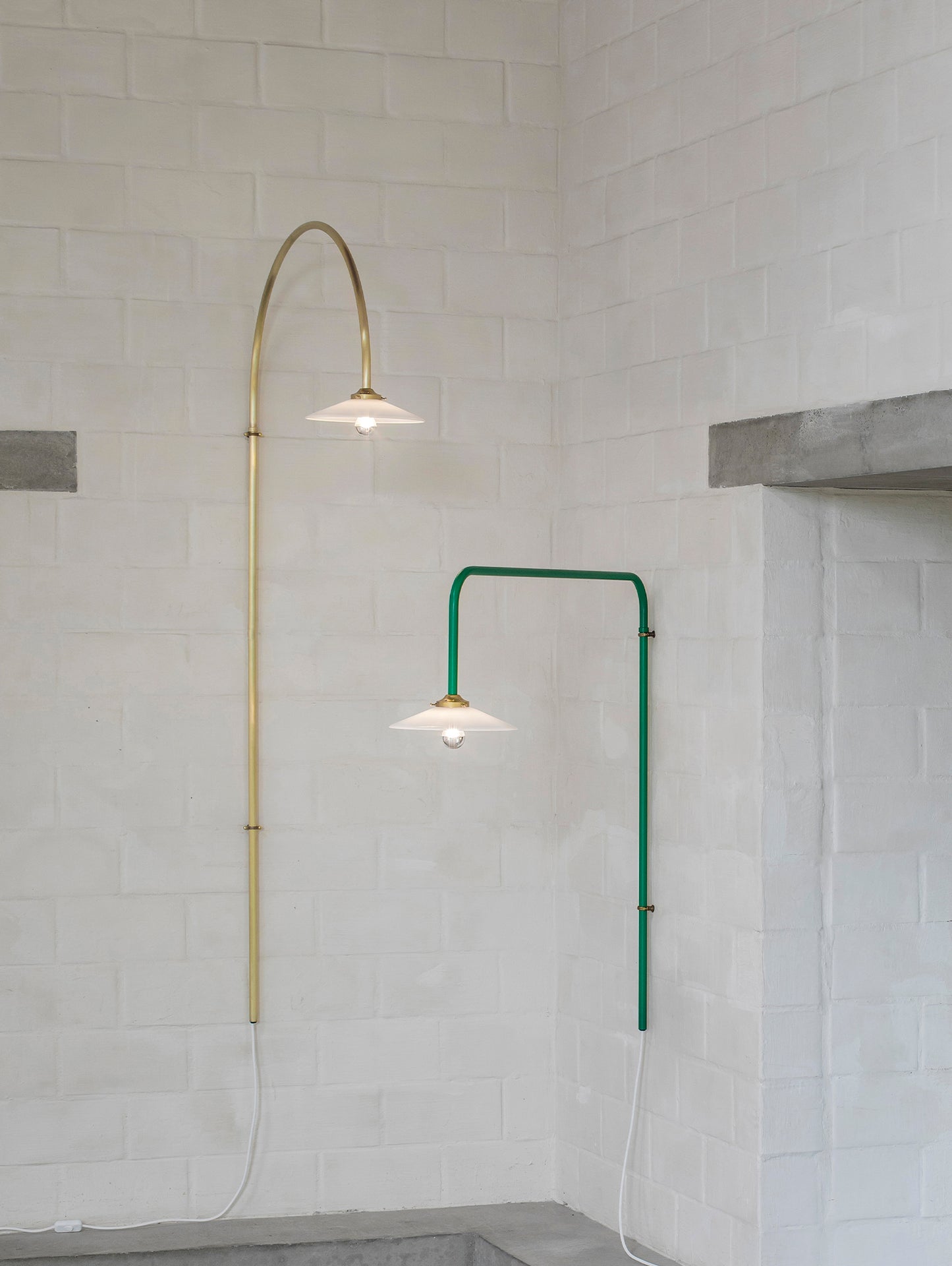 Hanging Lamp No.5 by Valerie Objects - Green Steel