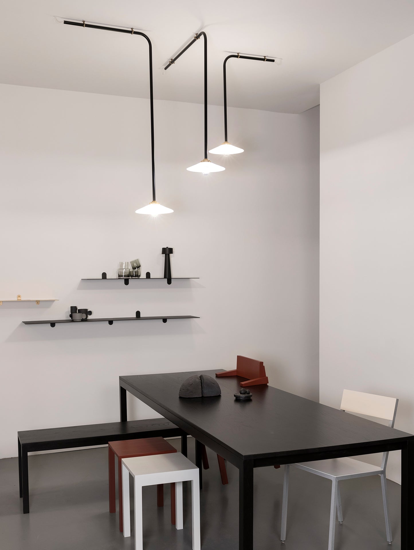 Ceiling Lamp No.2 by Valerie Objects - Black