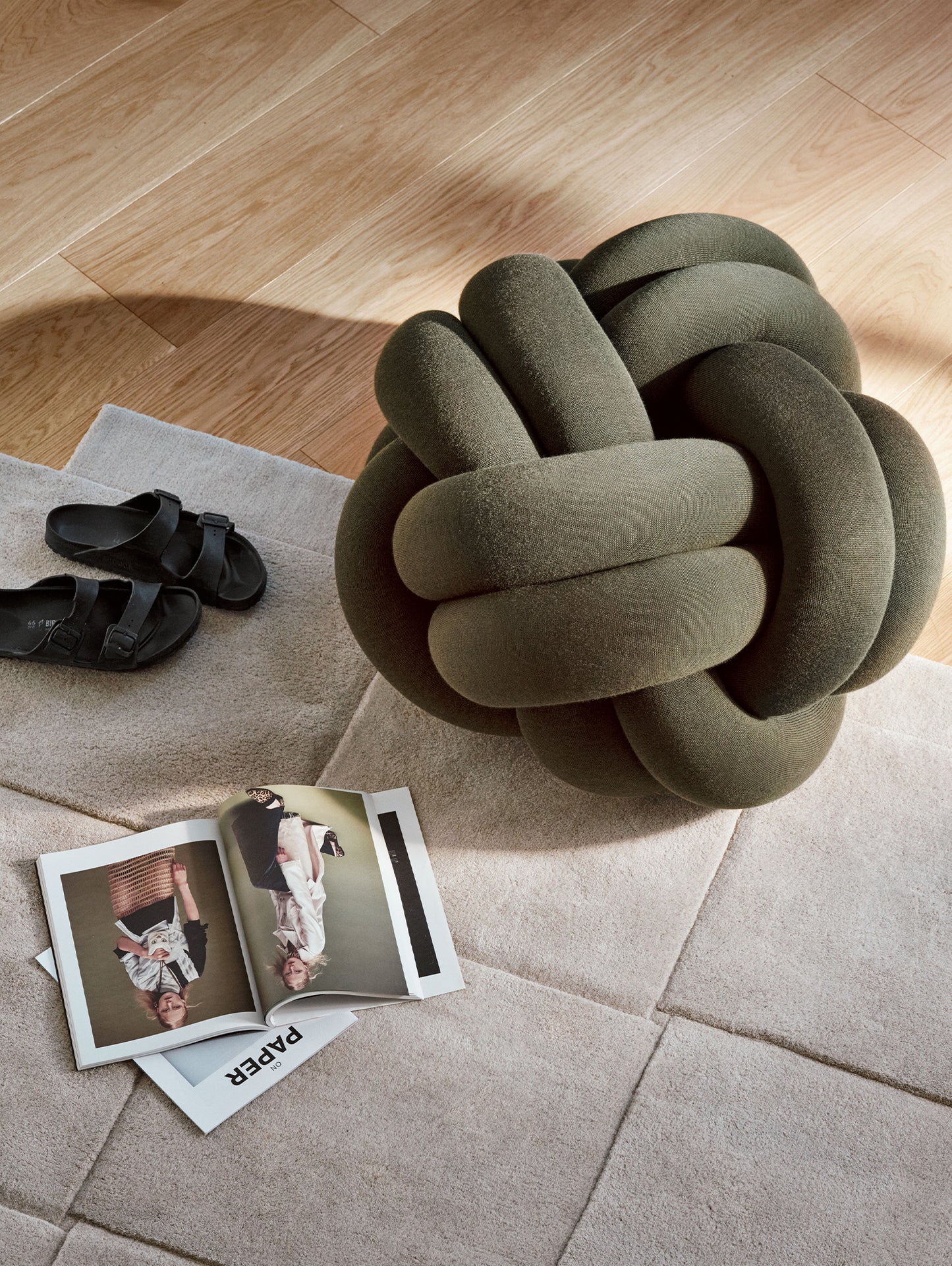 Basket Rug by Design House Stockholm - Beige