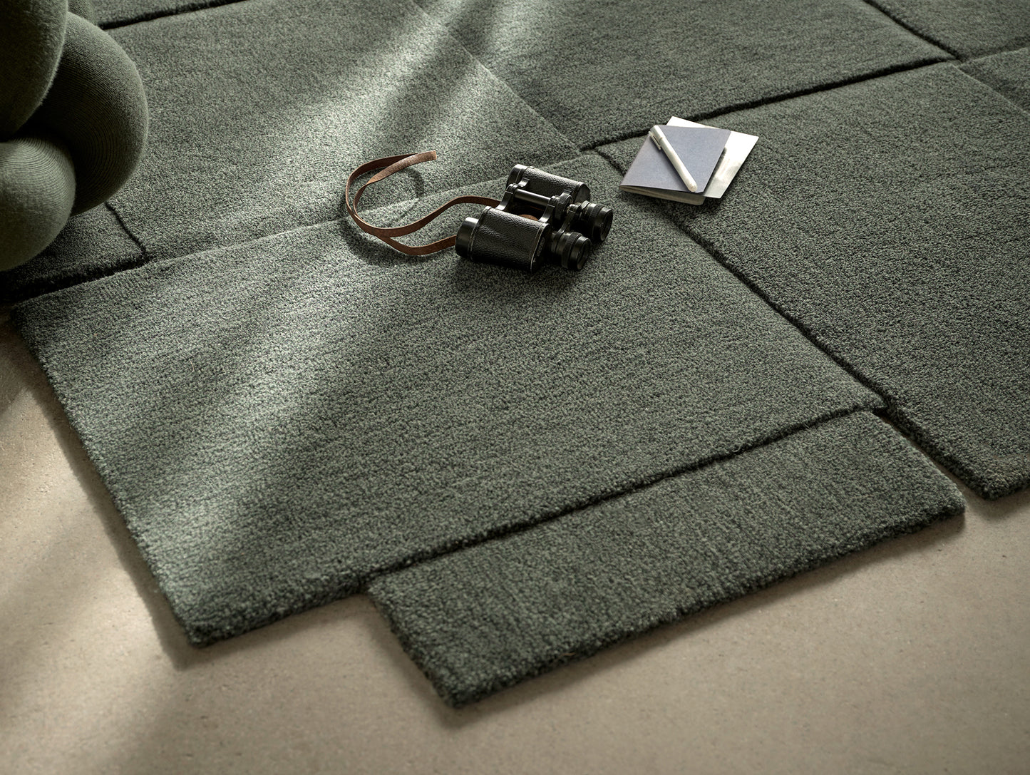 Basket Rug by Design House Stockholm - Green