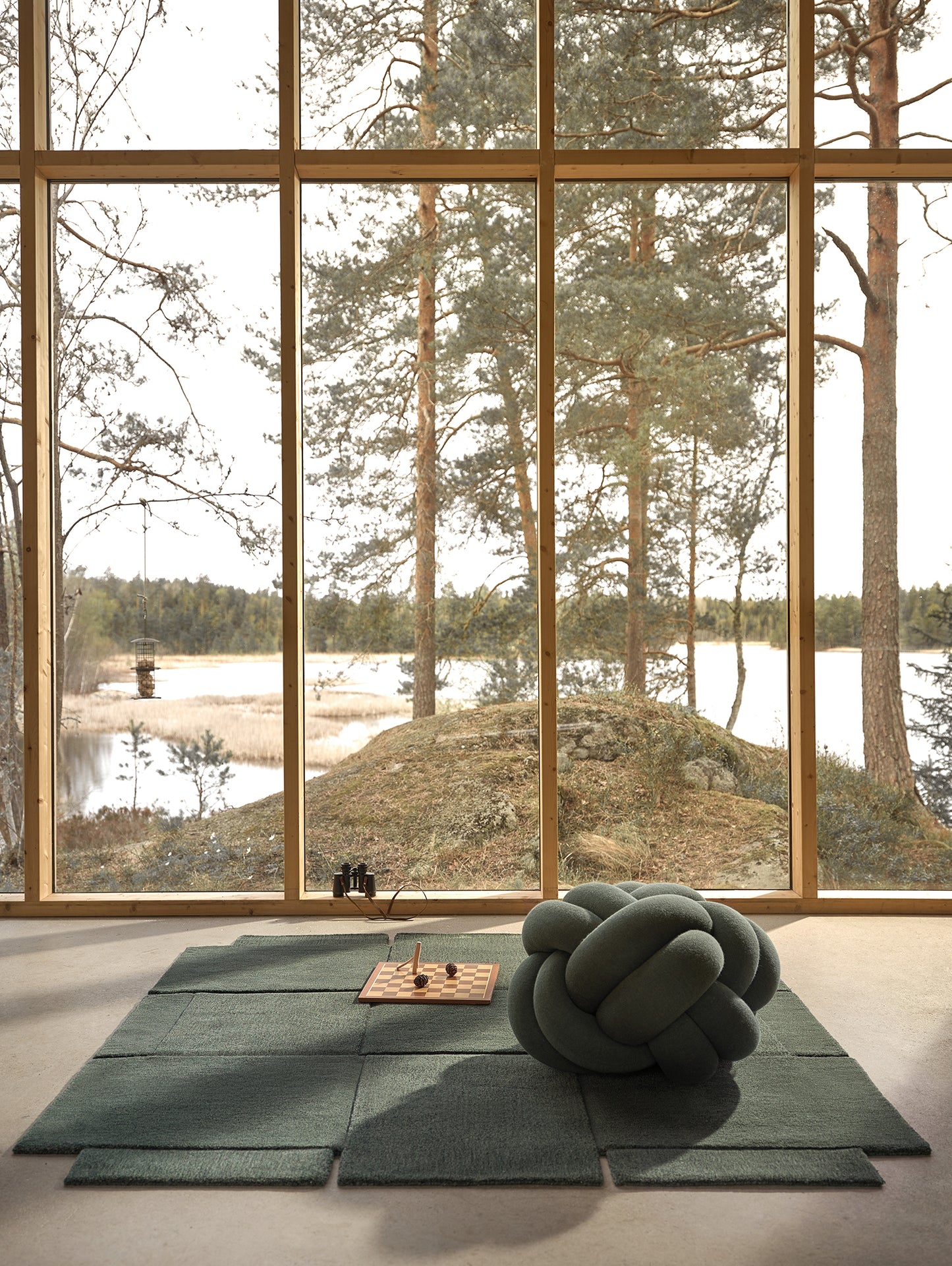 Basket Rug by Design House Stockholm - Green