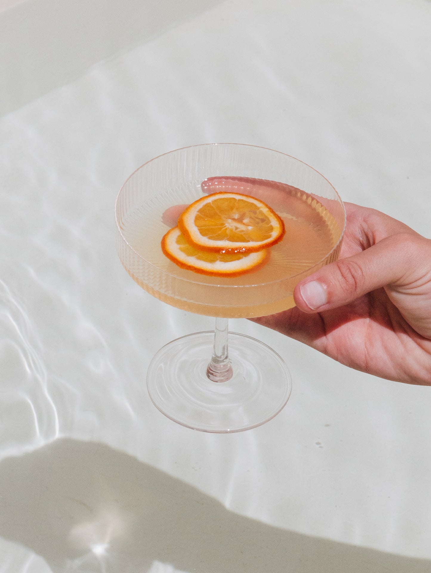 Ripple Champagne Saucers - Set of 2 by Ferm Living