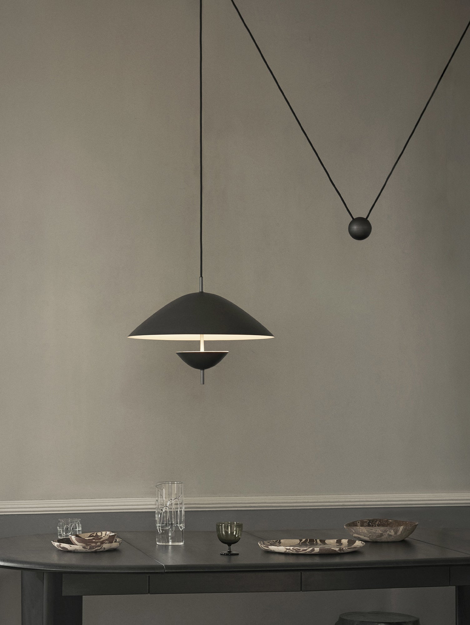 Ferm Living Lod Pendant in Black