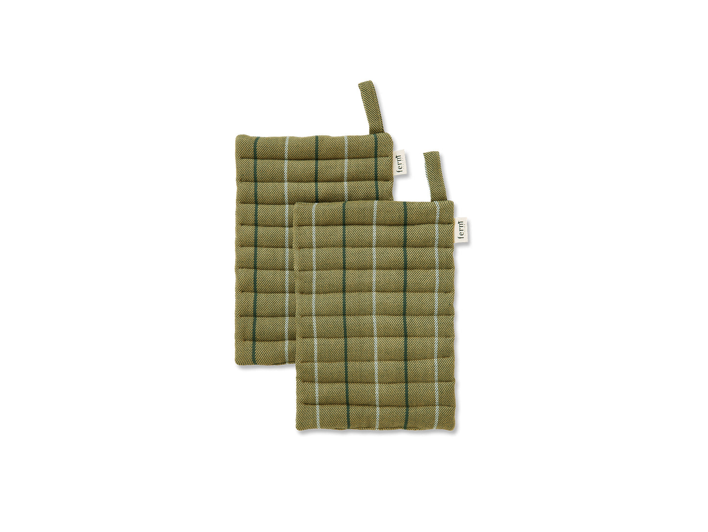 Ito Pot Holder - Set of 2 by Ferm Living / Seaweed
