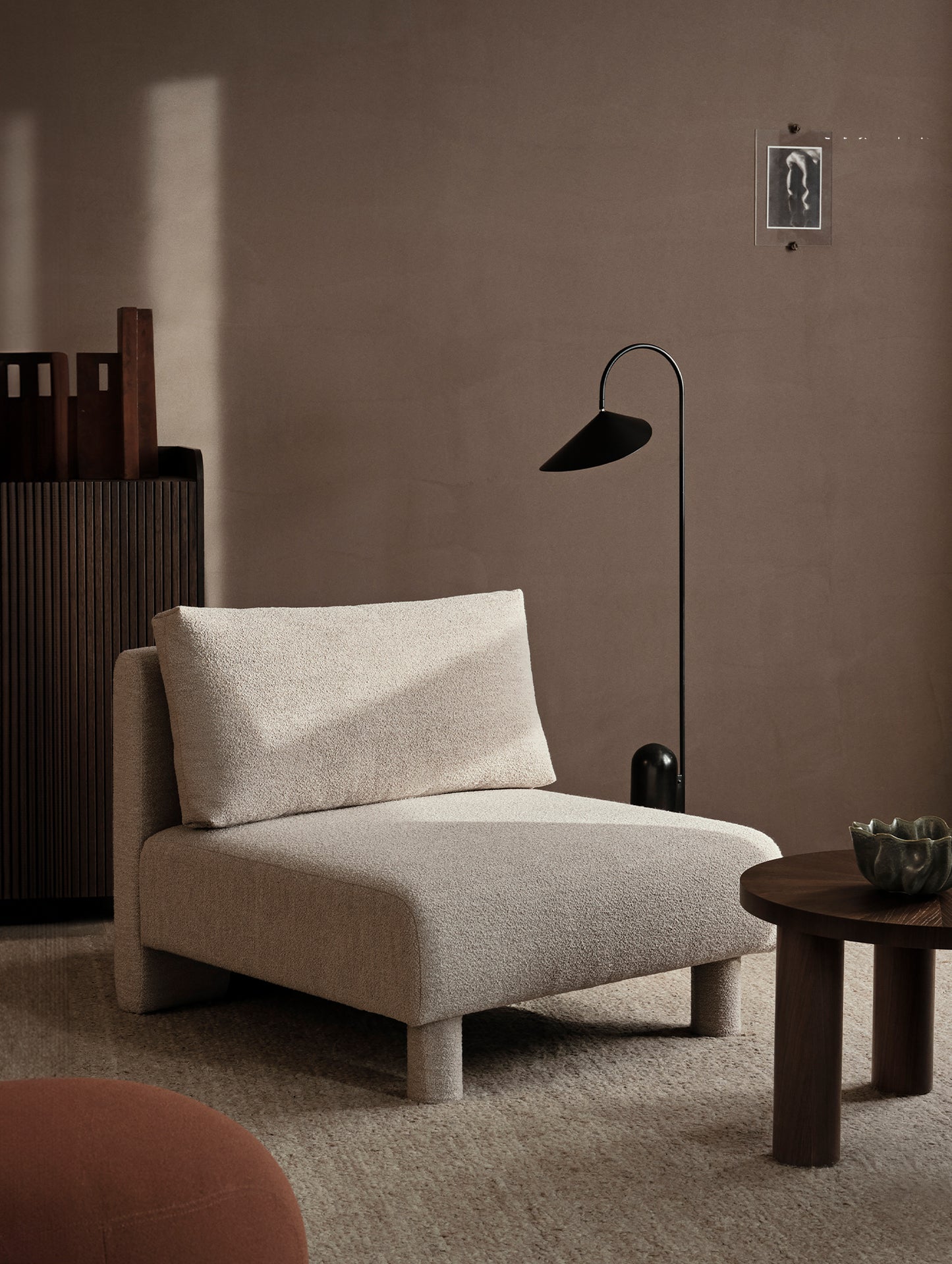 Dase 2-Seater Modular Sofa by Ferm Living - Soft boucle / Natural