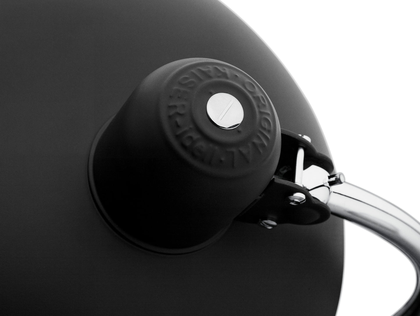 Kaiser Idell Luxus Table Lamp by Fritz Hansen - Matt Black Shade with Chrome Base