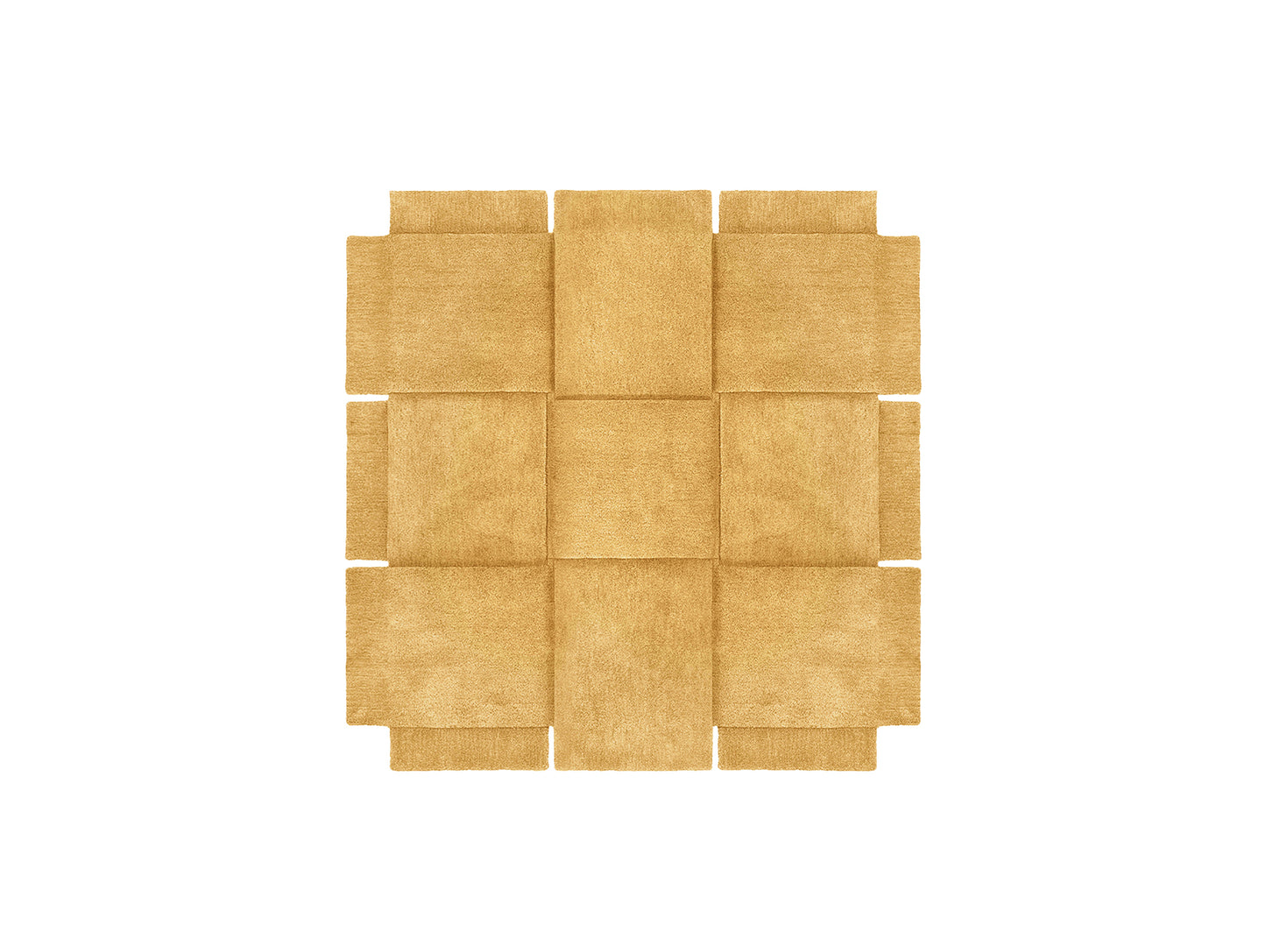 Basket Rug by Design House Stockholm - 180 x 180 / Yellow