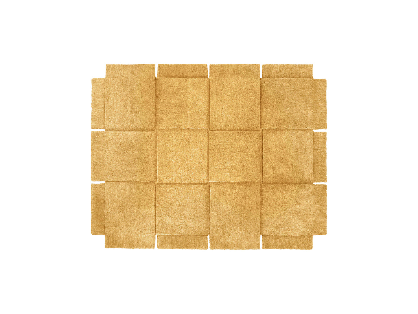 Basket Rug by Design House Stockholm - 185 x 240 / Yellow