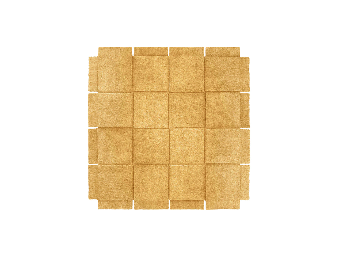 Basket Rug by Design House Stockholm - 245 x 245 / Yellow