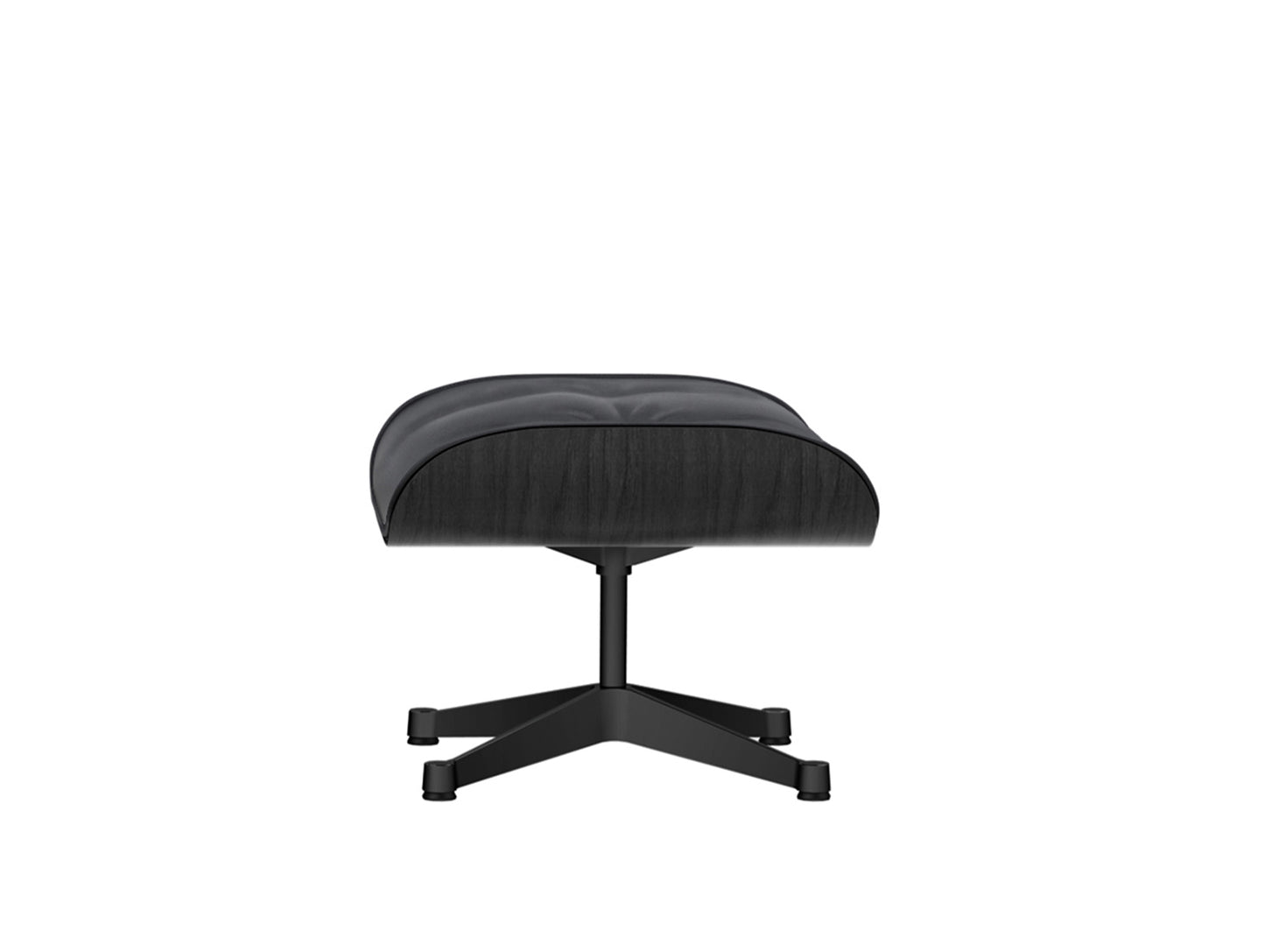 Eames Lounge Ottoman by Vitra - Black Ash / Nero