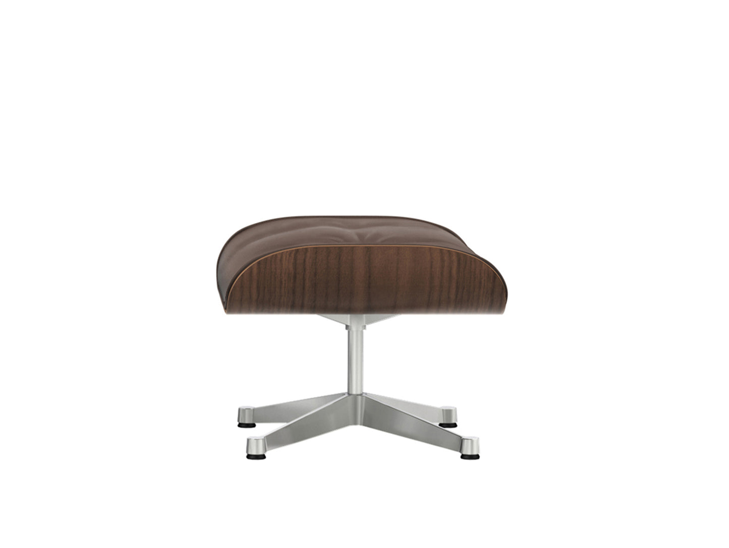 Eames Lounge Ottoman by Vitra - Black Pigmented Walnut / Marron
