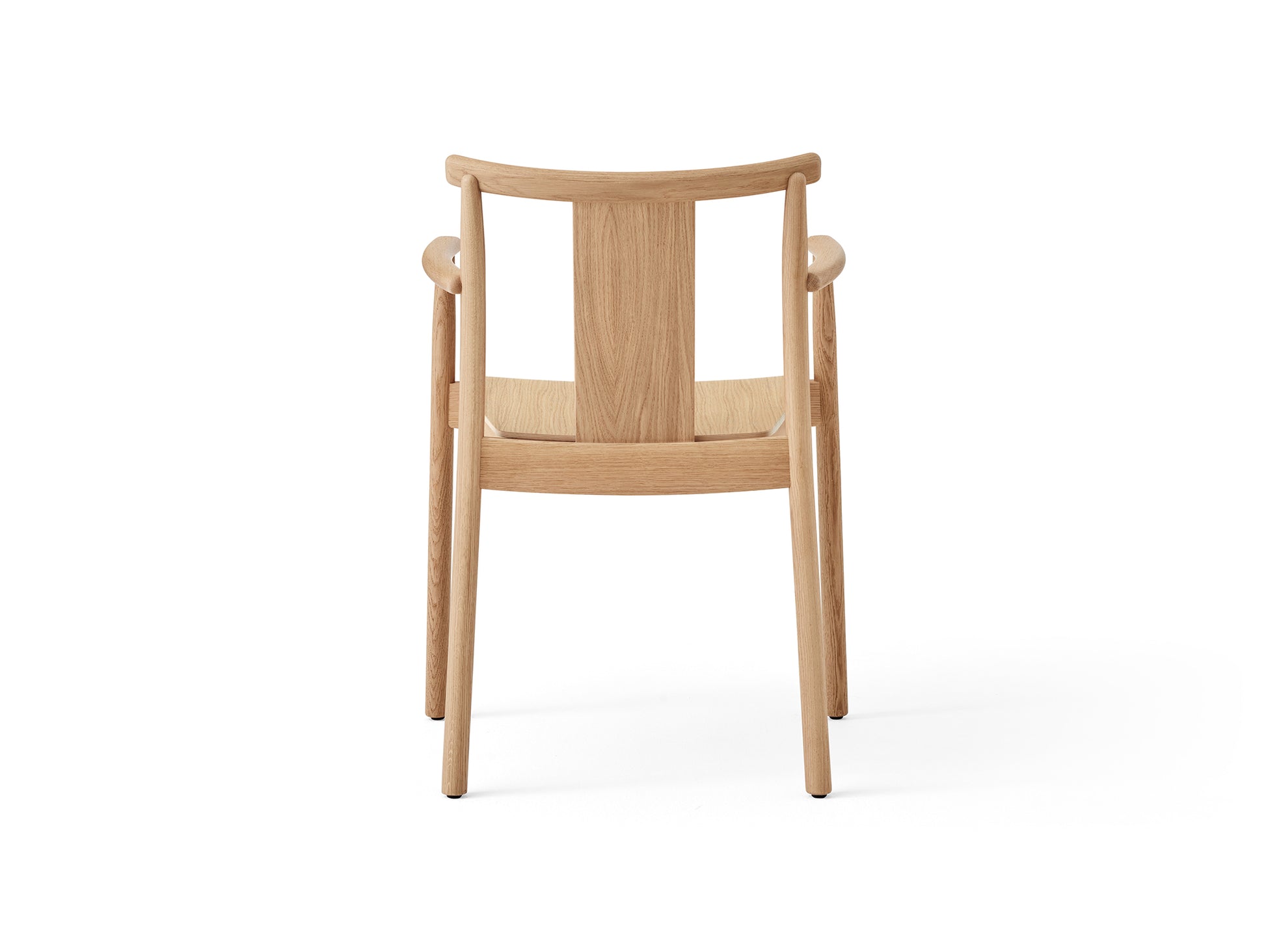 Merkur Dining Chair with Armrest by Menu - Lacquered Oak