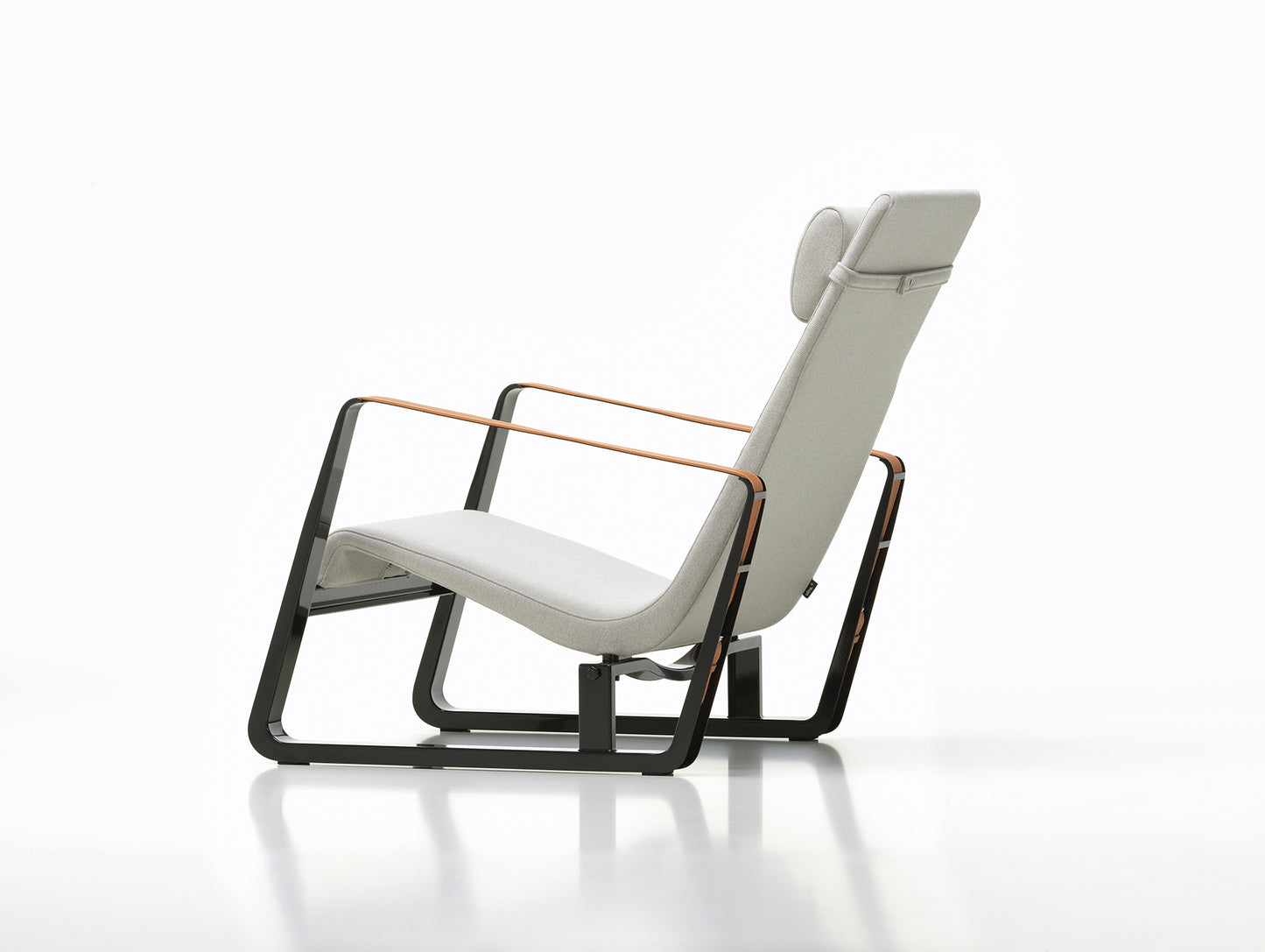 Cite Armchair by Vitra - Deep Black / Mello 03 Cement (F40)