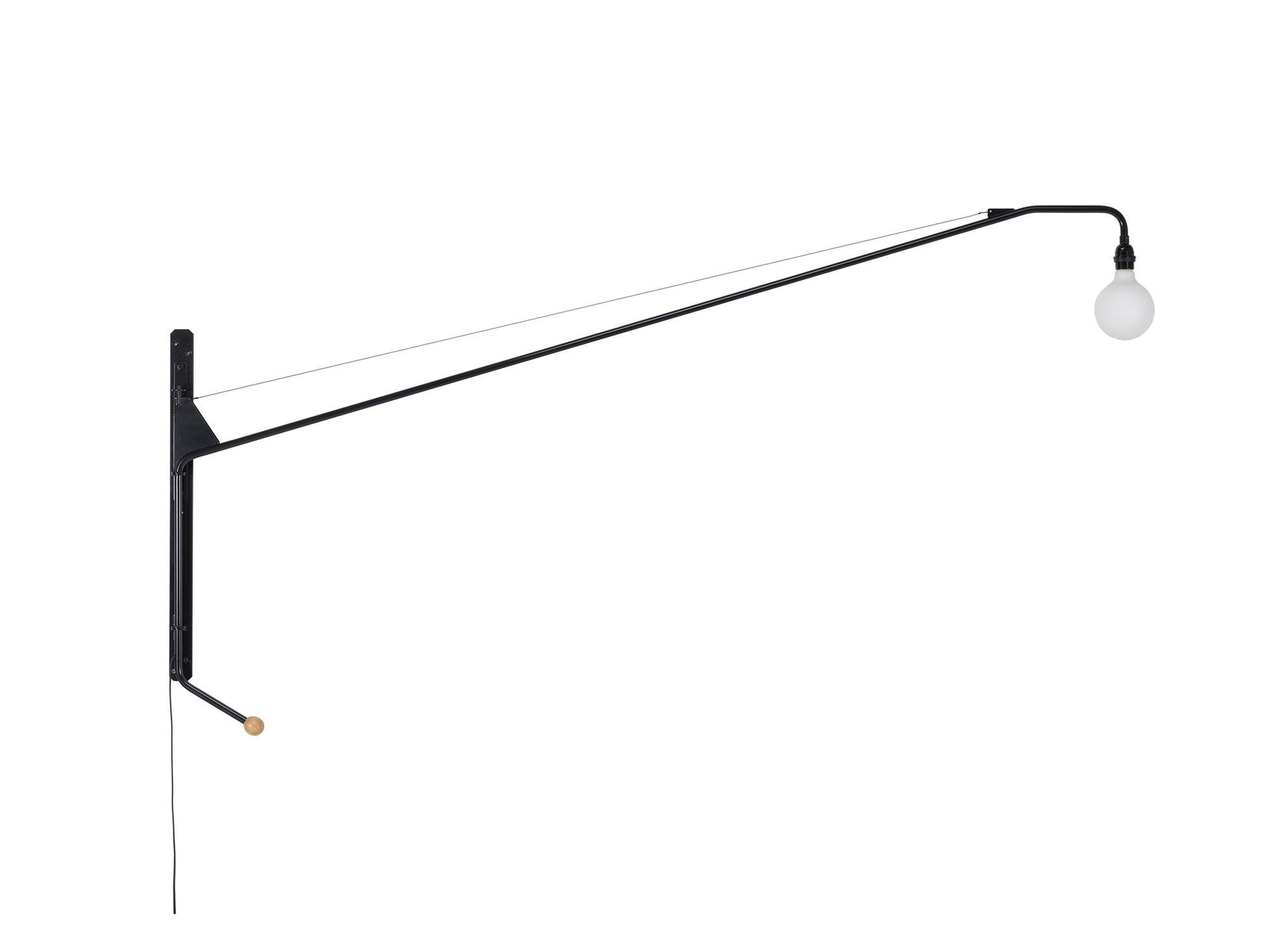 Jean Prouvé Potence Lamp - black