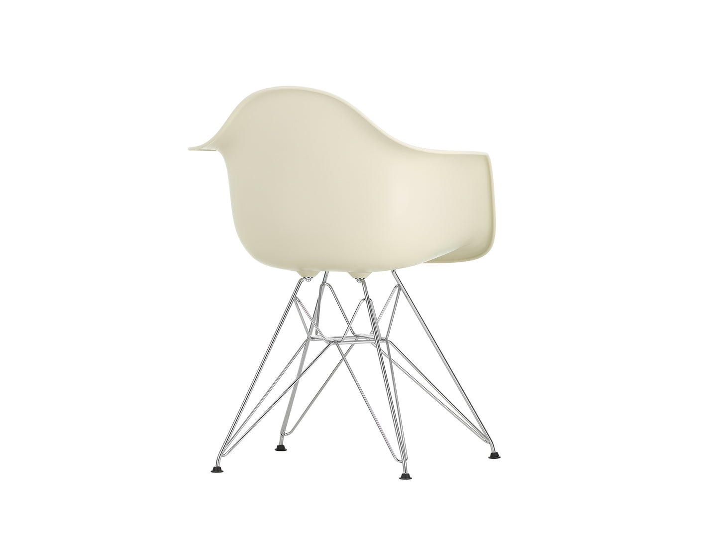 Eames DAR Plastic Armchair RE by Vitra - 11 Pebble Shell / Chrome Base