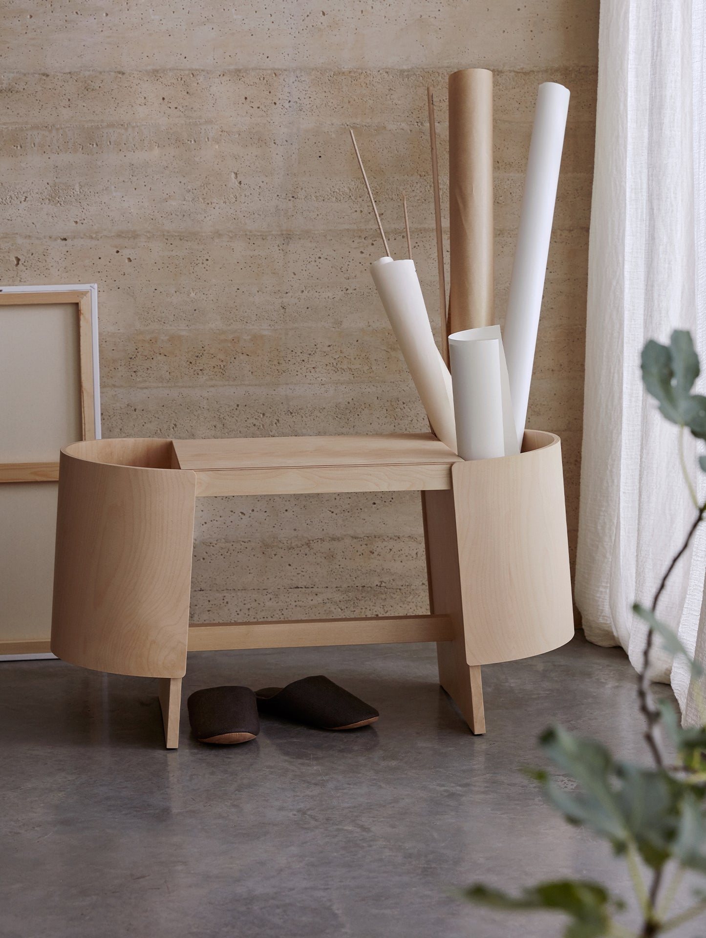 Kiulu Bench by Artek - A (L88 cm) / Lacquered Birch