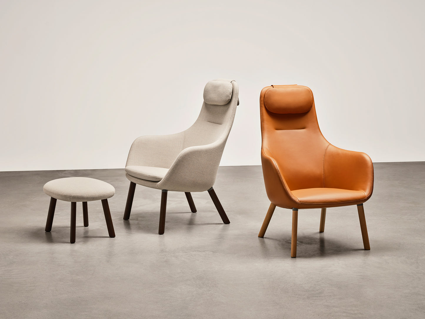 HAL Lounge Ottoman by Vitra