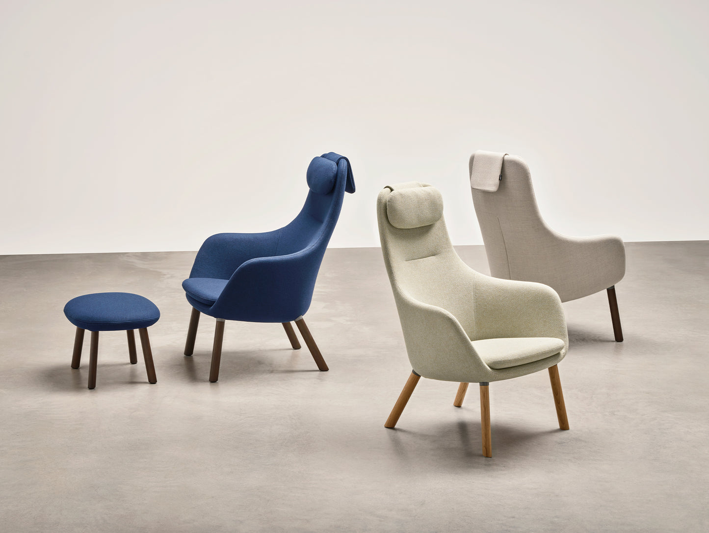 HAL Lounge Ottoman by Vitra