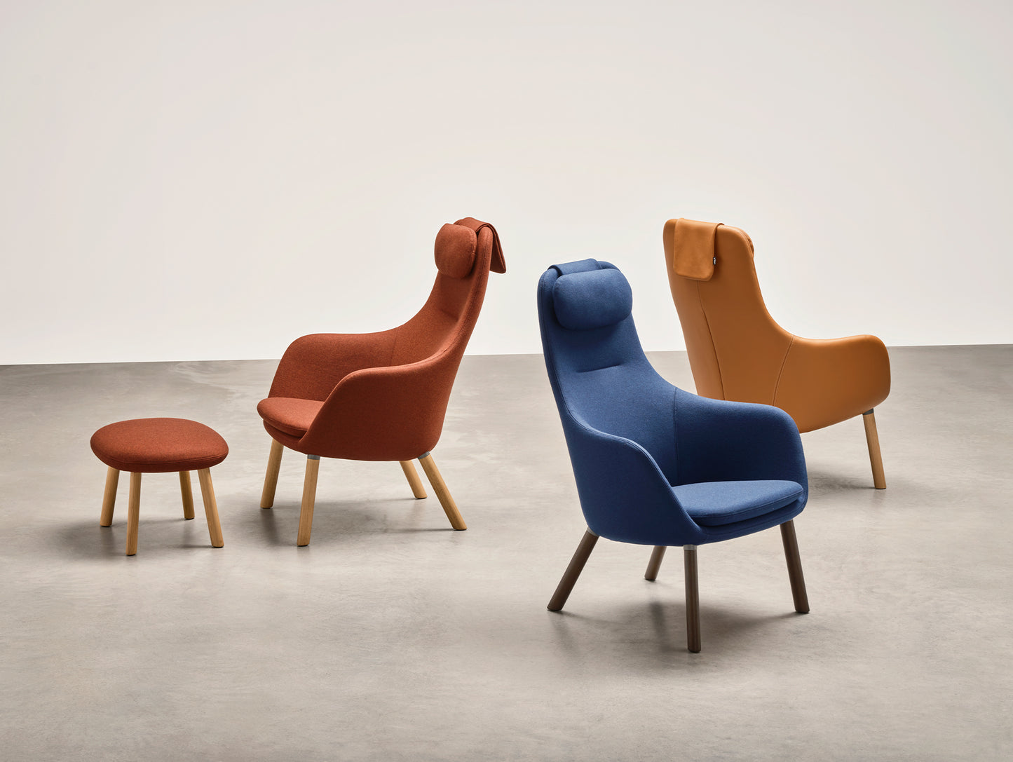 HAL Lounge Ottoman by Vitra