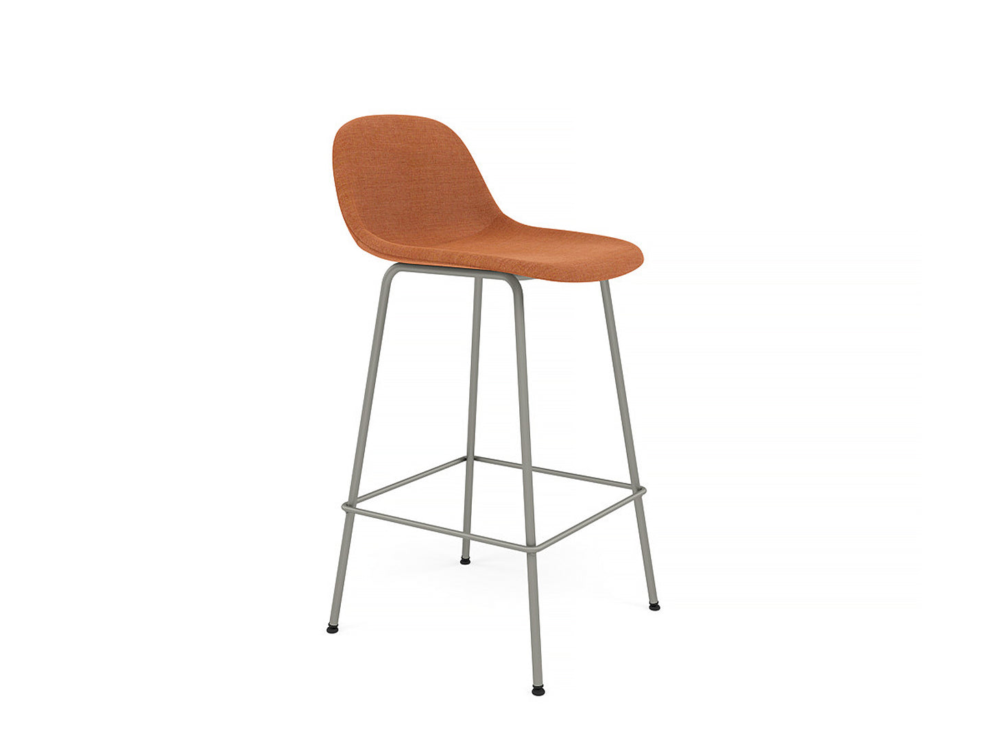 Fiber Barstool with Metal Base