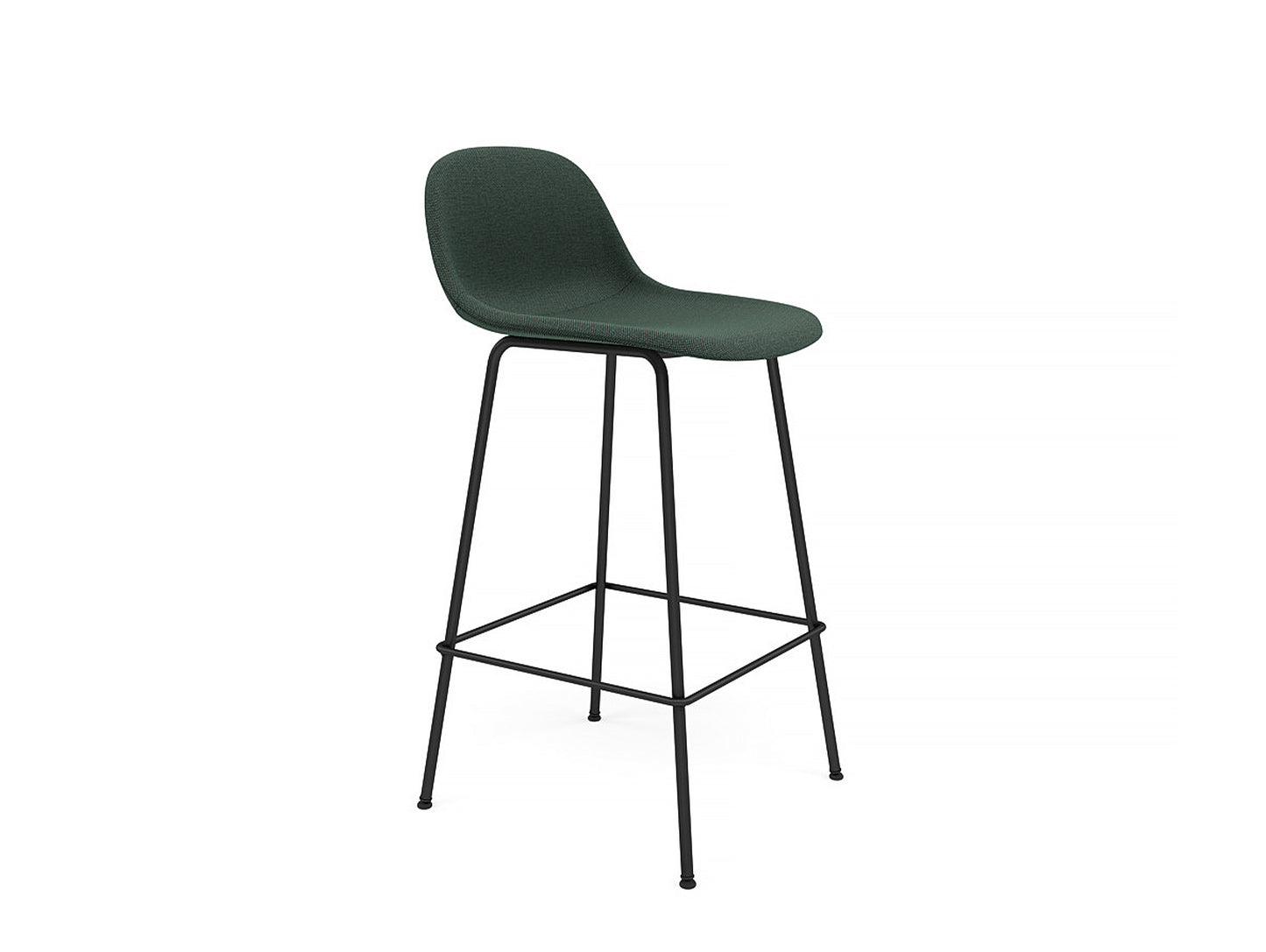 Fiber Barstool with Metal Base
