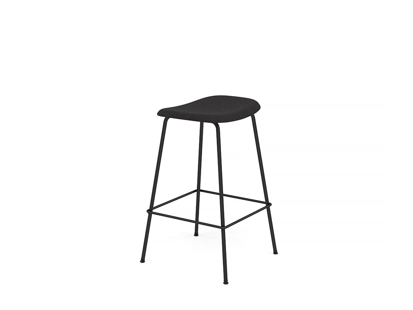 Fiber Barstool with Metal Base