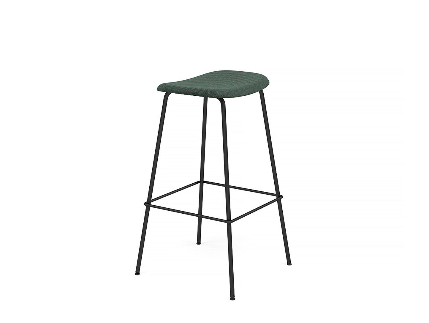 Fiber Barstool with Metal Base