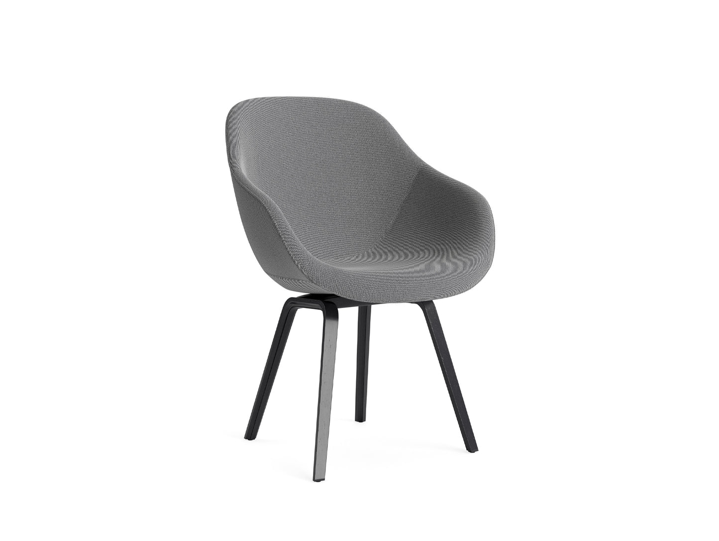 About A Chair AAC 123 by HAY - Steelcut Trio 133 / Black Lacquered Oak Base