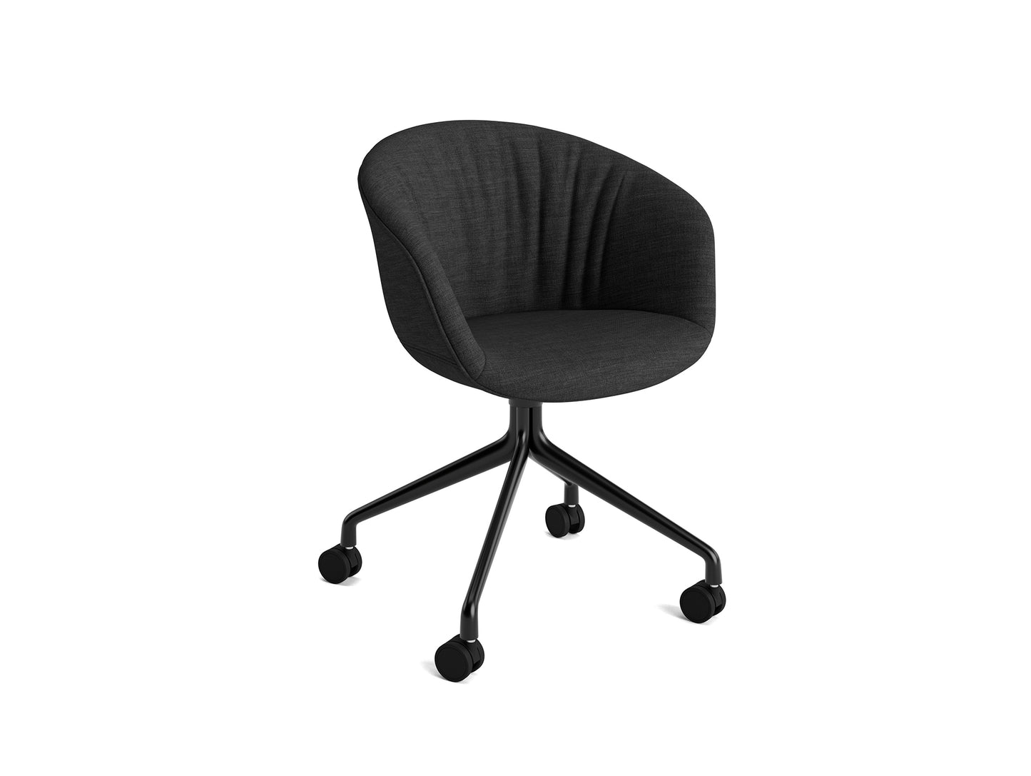 About A Chair AAC 25 Soft by HAY - Remix 173 / Black Powder Coated Aluminium
