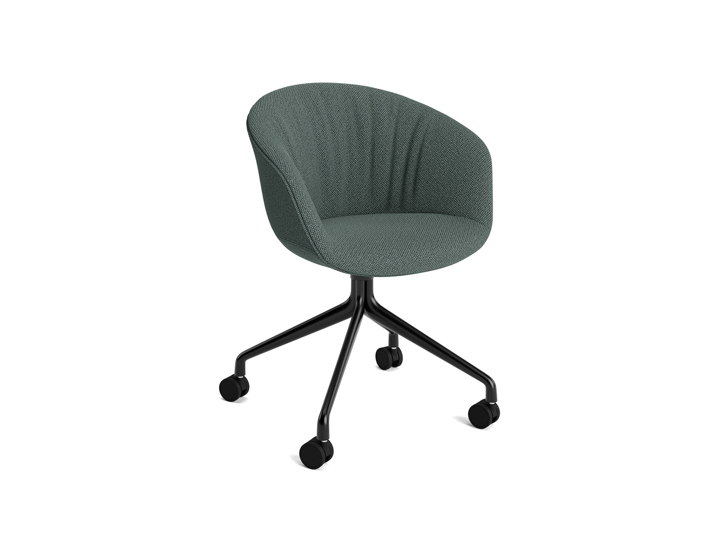 About A Chair AAC 25 Soft by HAY - Coda 962 / Black Powder Coated Aluminium