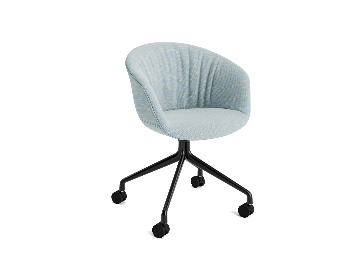 About A Chair AAC 25 Soft by HAY - Raas 722 / Black Powder Coated Aluminium