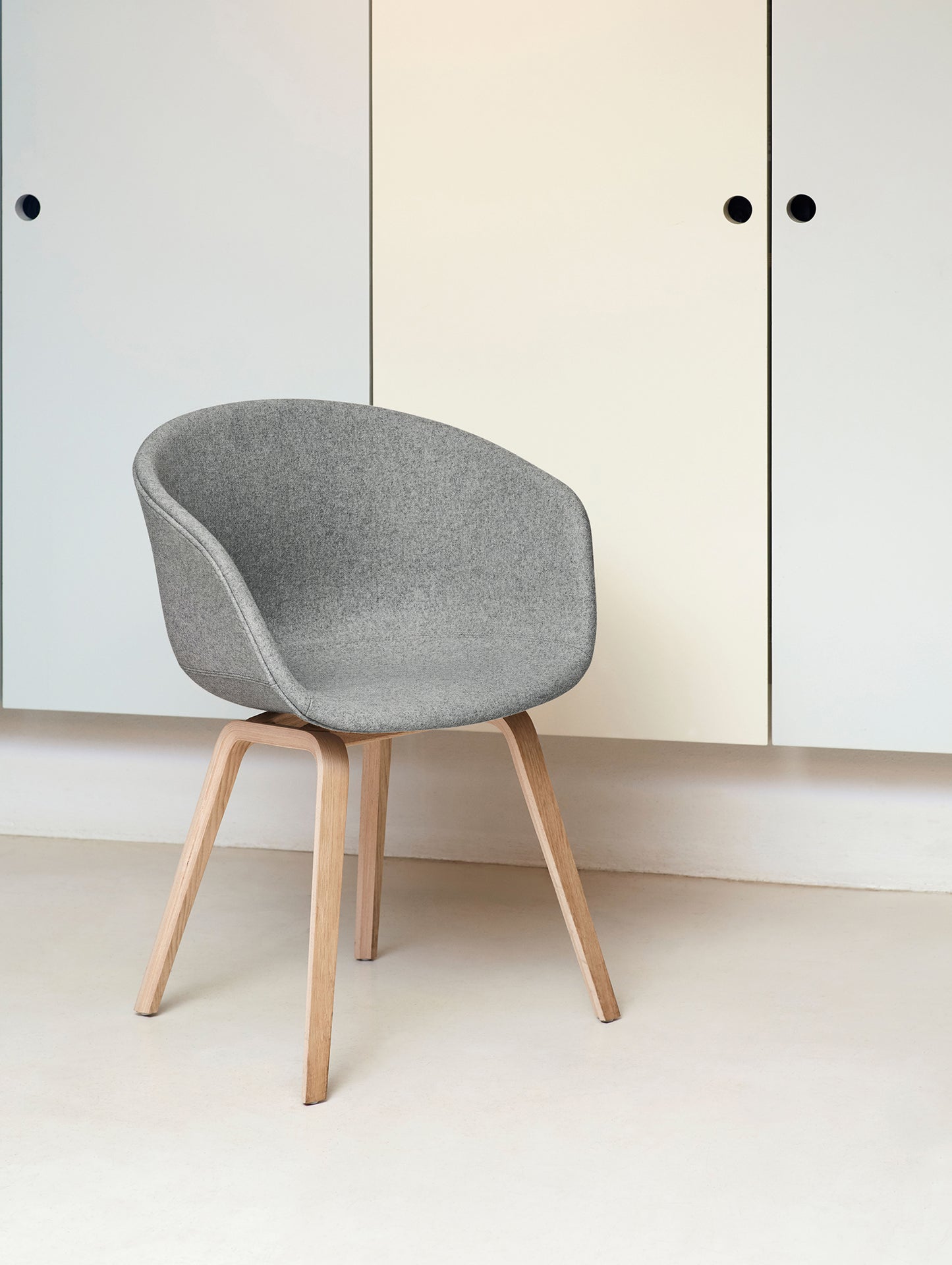 About A Chair AAC 23 by HAY - Hallingdal 130 / Lacquered Oak Base