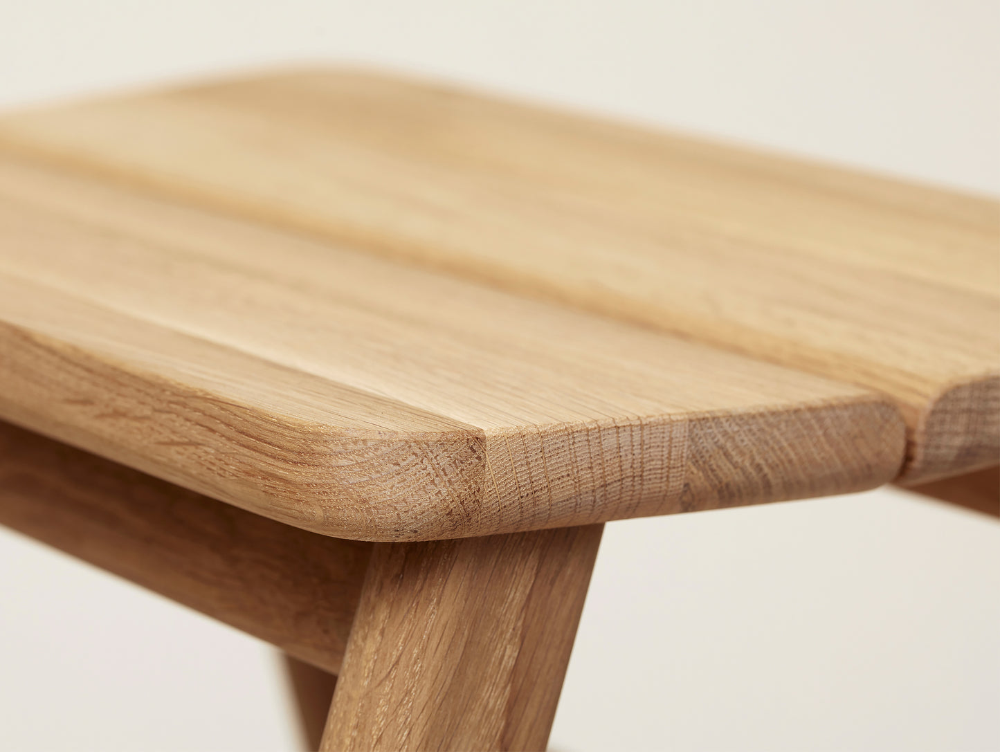 Form & Refine Angle Stool - White Oiled Oak