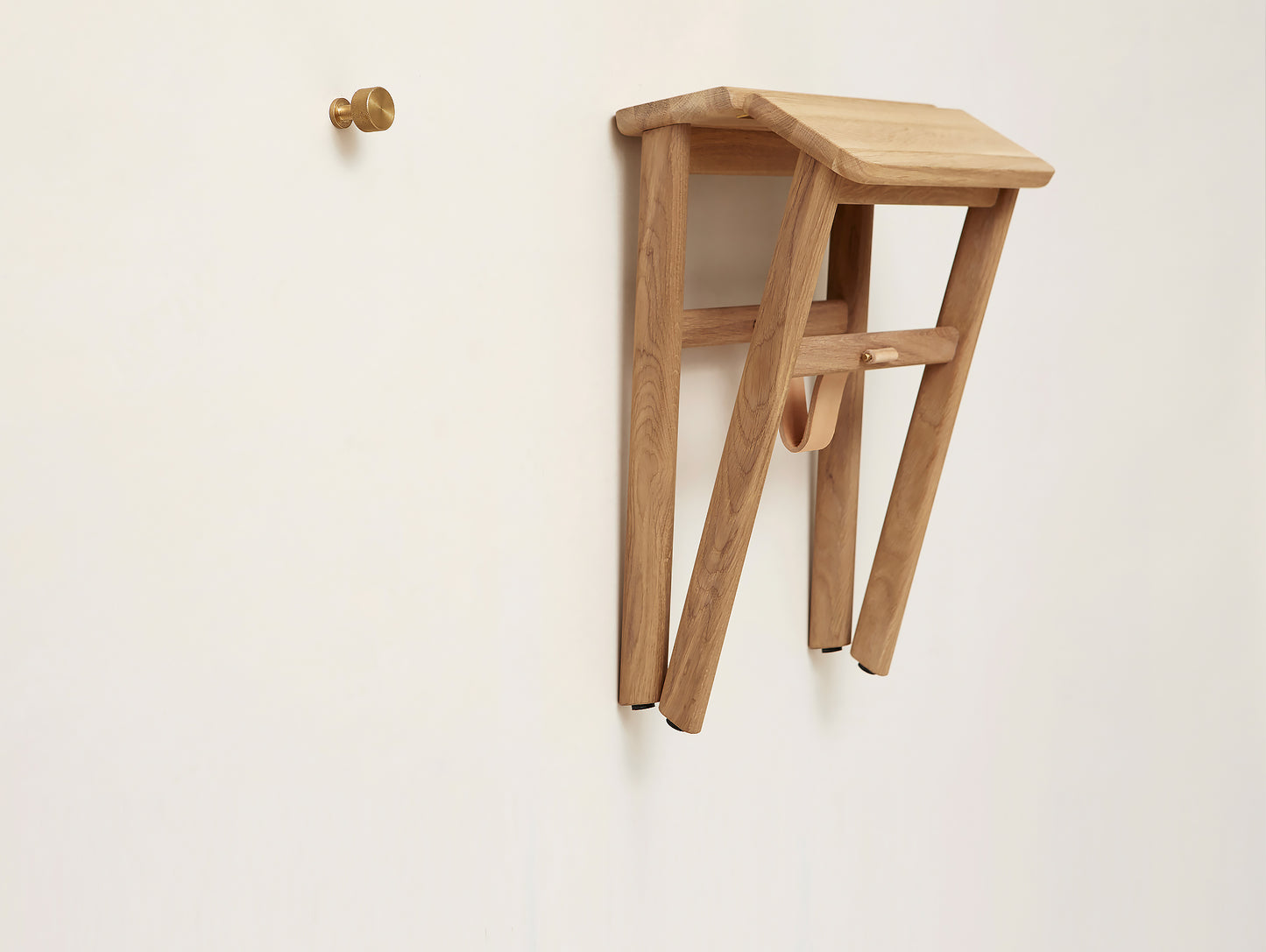 Form & Refine Angle Stool - White Oiled Oak