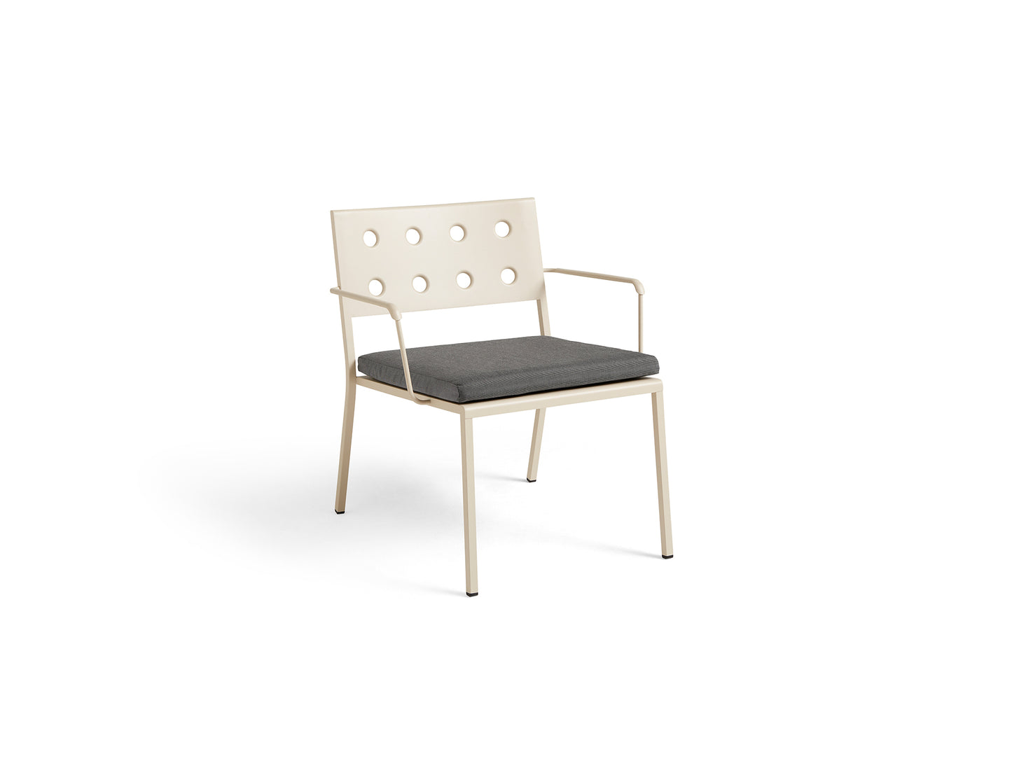 Balcony Lounge Armchair Cushion by HAY - Black Pepper
