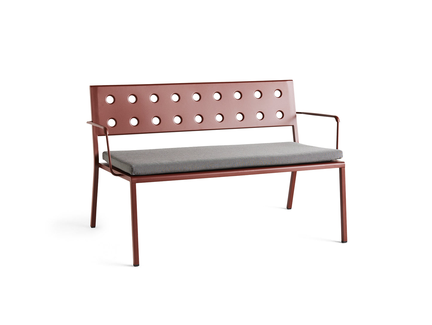 Balcony Lounge Bench Cushion - Black Pepper