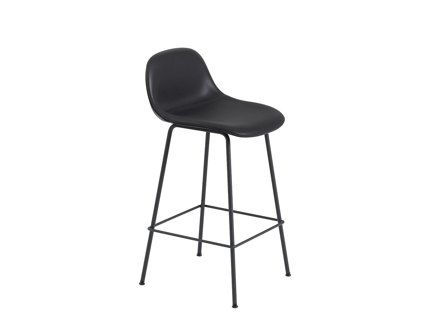 Fiber Barstool with Metal Base