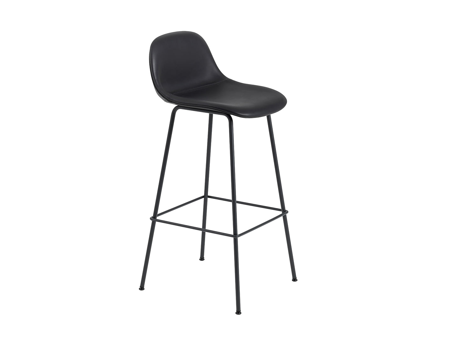 Fiber Barstool with Metal Base
