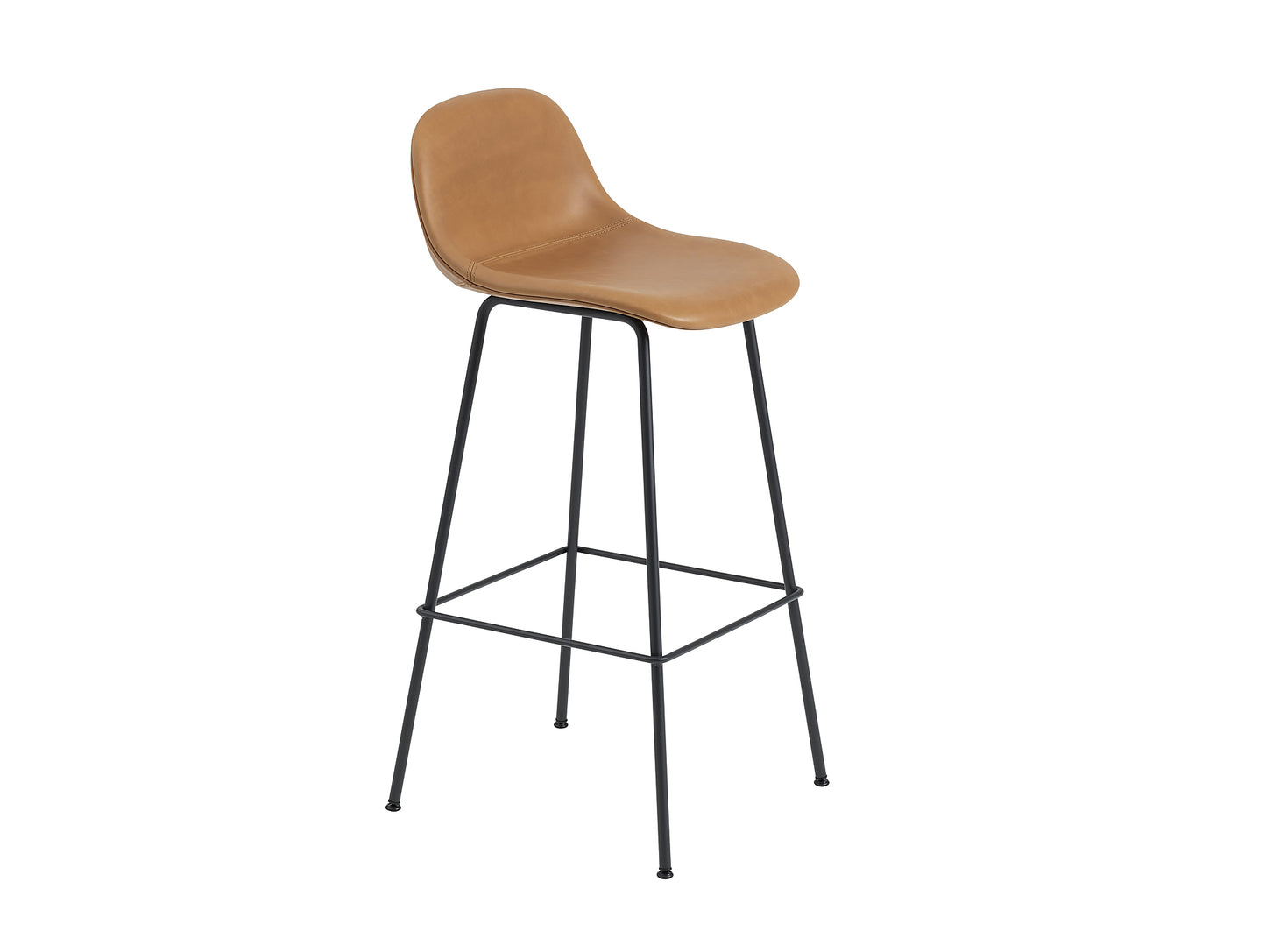 Fiber Barstool with Metal Base