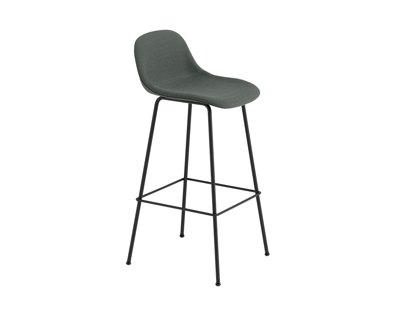 Fiber Barstool with Metal Base