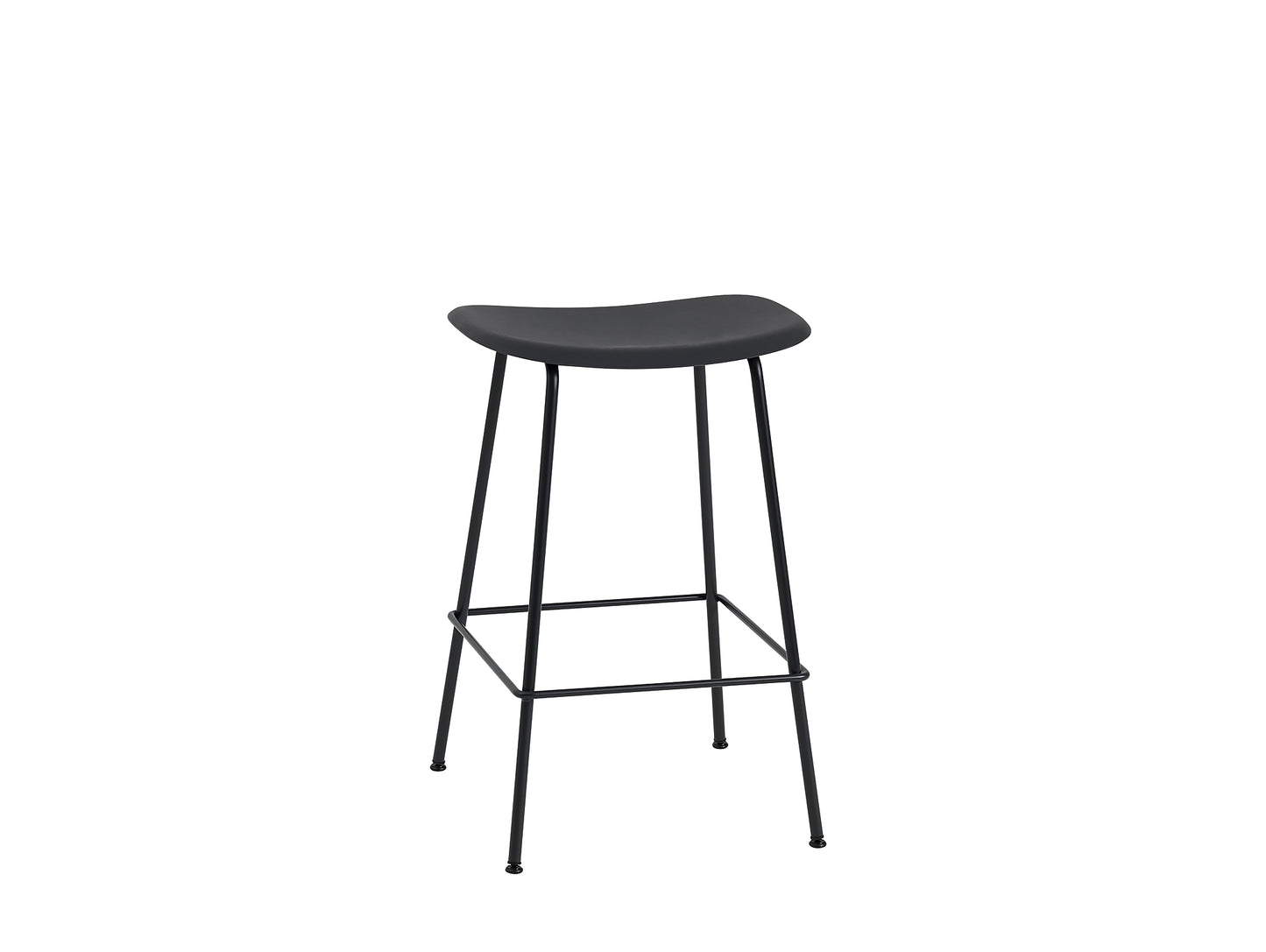 Fiber Barstool with Metal Base
