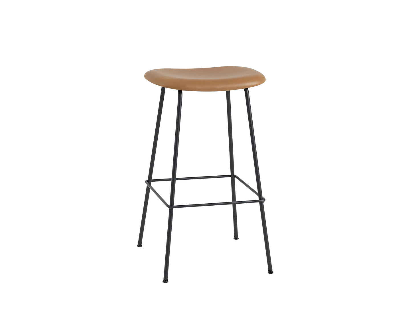 Fiber Barstool with Metal Base