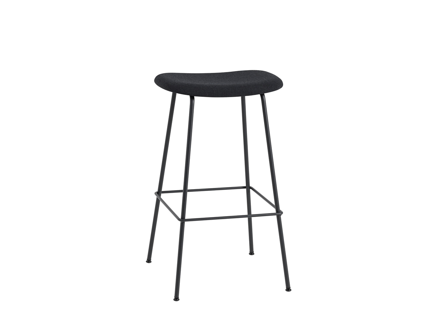 Fiber Barstool with Metal Base