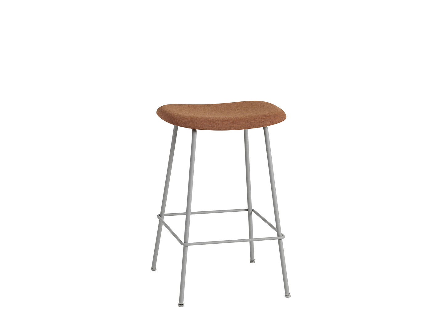Fiber Barstool with Metal Base