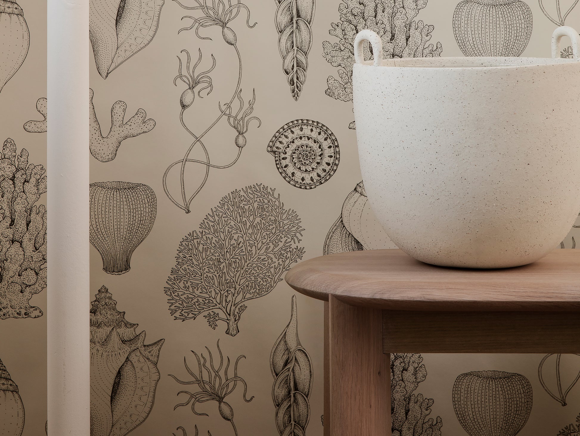 White Oiled Oak Bevel Bench by Ferm Living