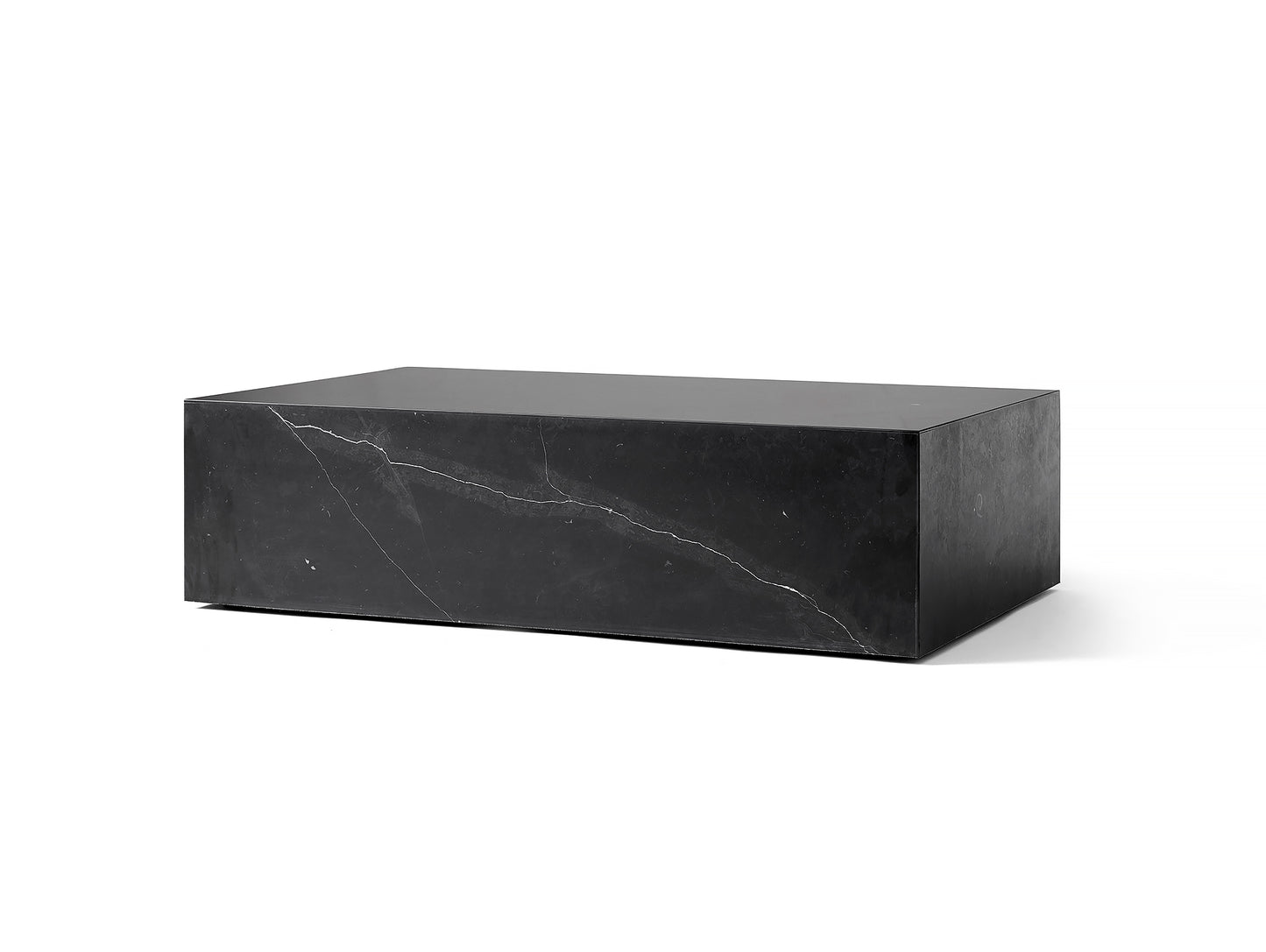 Marble Plinth Low - Nero Marble - by Menu