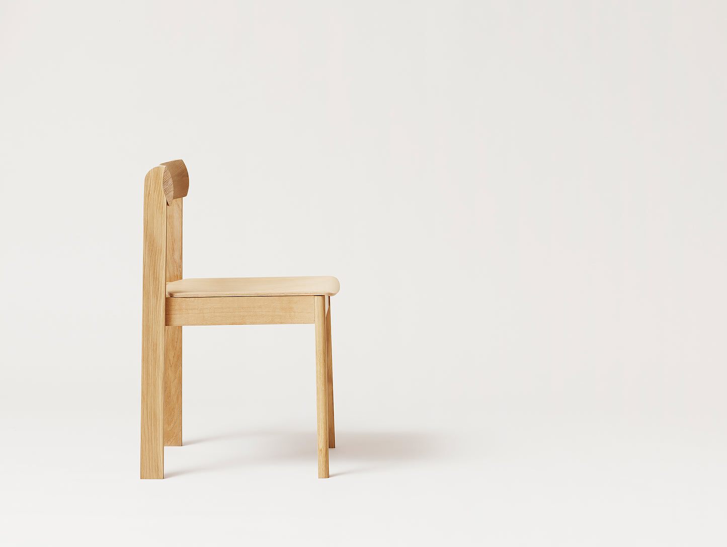 Blueprint Chair - White Oiled Oak - Form & Refine