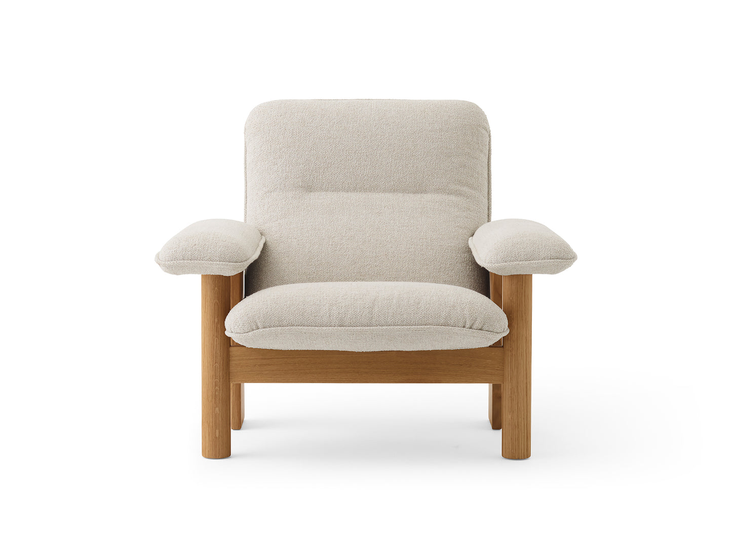 Brasilia Lounge Chair / Oiled Oak / Moss 011 by Menu